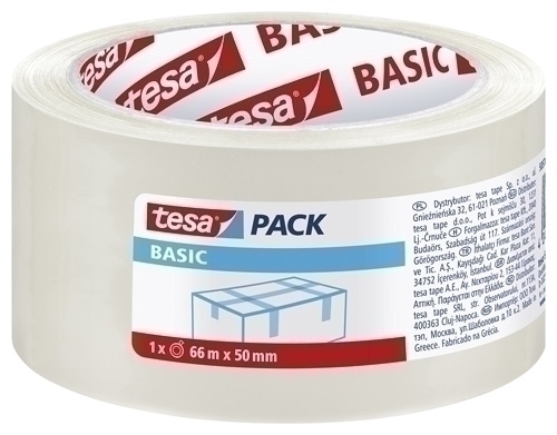[58570-00000-00] CINTA TESA 58570-00000-00 EMBALAJE BASIC PP rollo 66x50 TRANSPARENTE
