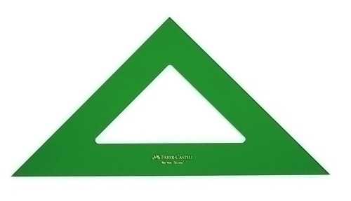 [56628] ESCUADRA FABER CASTELL 56628 28 CENTIMETROS