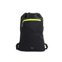 MOCHILA RPET XL2128 NEGRA CON DETALLES AMARILLOS