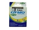 CINTA de ROTULAR DYMO LM D2 fondo 10m  6mm BLANCO (60611)