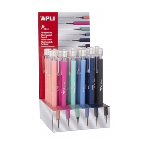 [17501] PORTAMINAS  APLI 17501 0,5MM COLOR  SURTIDO