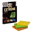 TACO NOTAS POST-IT EXT33M-3-UKSP EXTREME 76x76 45H. 3 COLORES PACK de 3