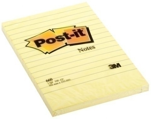 [660] TACO NOTAS POST-IT 660 102X152 CON LINEAS