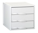 MODULO ARCHISYSTEM 8403CGS 3 CAJONES 82 MM. COLOR GRIS