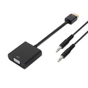 CABLE AISENS A122-0126 CONVERSOR HDMI A SVGA+AUDIO, HDMI A/M-SVGA/H+JACK 3.5/H, NEGRO, 10CM+1.0M