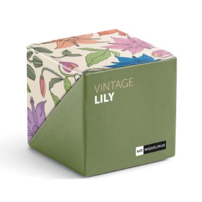 [MR13189] CUBO DE NOTAS MR13189 ADHESIVAS VINT.LILY2VINTAGE LILY
