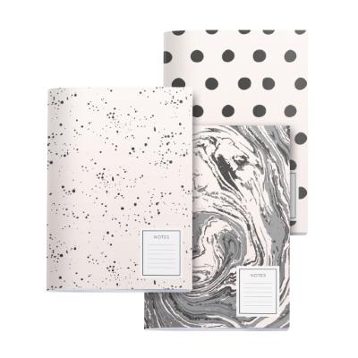 [MR8192] PACK MR8192 3 CUAD.A5 COSIDOS PUNTOS B&W2BLACK OR WHITE