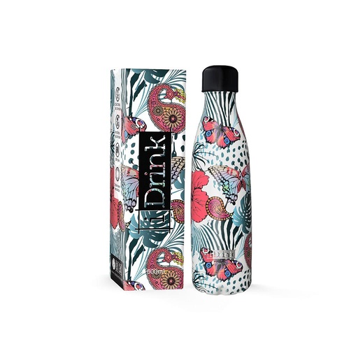 [ID0421] BOTELLA iDrink ID0421 TERMICA 500 ML BUTTERFLY