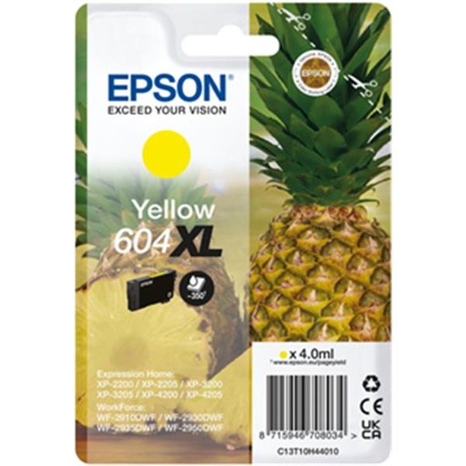 [T10H440] CARTUCHO EPSON T10H440 AMARILLO 604XL