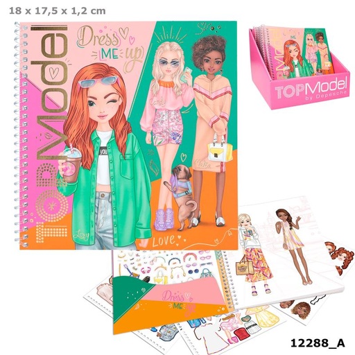 [0012288] TOPModel 0012288 CUADERNO CON CALCOMANÍAS 