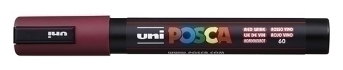 [264416000] ROTULADOR UNI-BALL 264416000 POSCA NO PERM. 1,8 (PC-5M) 1,8 (PC-5M) ROJO VINO