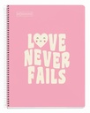 CUADERNO MR46945 NB1 A4 80 CLA 90G MESSAGES ROSA