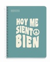 CUADERNO MR42220 NB1 A5 100 CLA 90G MESSAGES TURQUESA