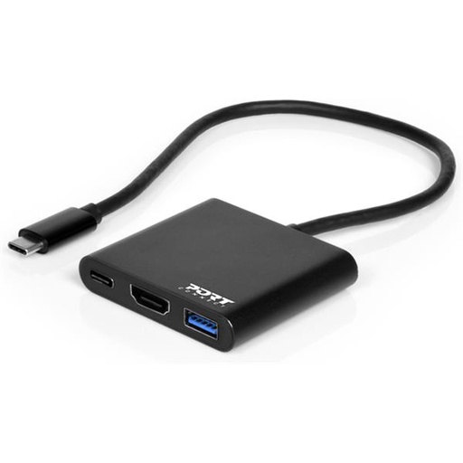[AC901909] PORT CONNECT AC901909 DOCKING 1x4K TRAVEL TYPE C PD 85W