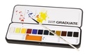 SET GIOTTO D135900012 GRADUATE WATERCOLOUR 12 HP