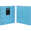 CARPETAS GRAFOPLÁS 88104033 4D35 A4   UNEQ MINIMAL AZUL PA