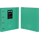 CARPETAS GRAFOPLÁS 88104036 4D35 A4   UNEQ MINIMAL TURQUES