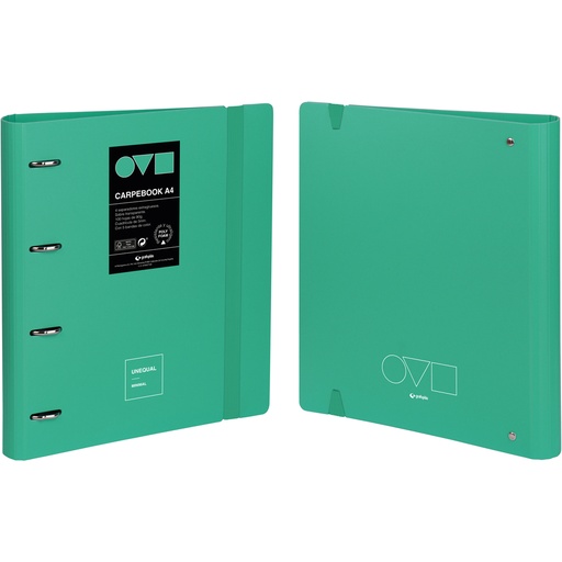 [88104036] CARPETAS GRAFOPLÁS 88104036 4D35 A4   UNEQ MINIMAL TURQUES