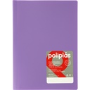 CARPETAS CON FUNDAS GRAFOPLÁS 01320069 POLIPLAS 20 FUNDAS  DIN-A4 LAVANDA