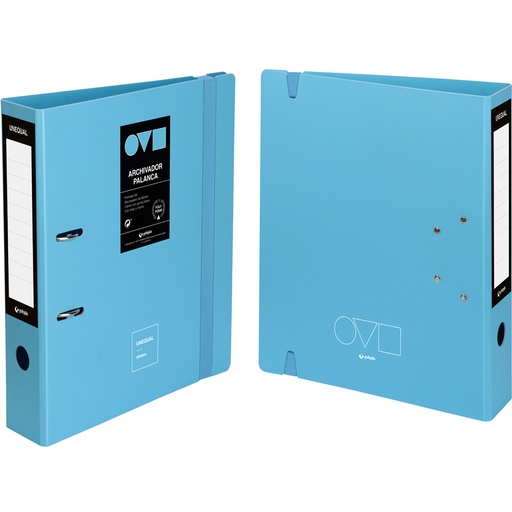 [17262833] ARCHIVADOR GRAFOPLÁS 17262833 A4 65MM  UNEQ MINIMAL AZUL CIELO