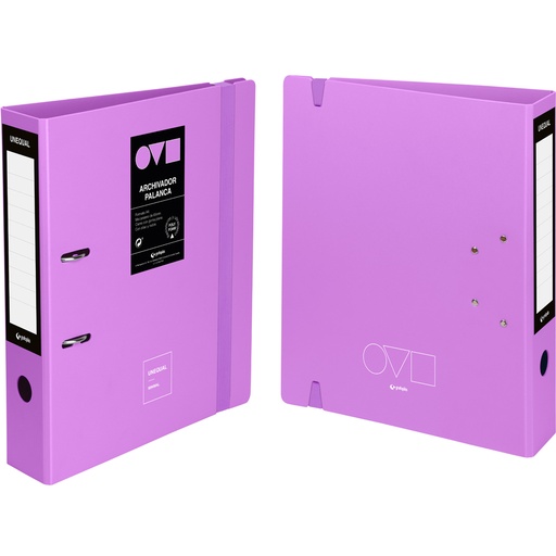 [17262869] ARCHIVADOR GRAFOPLÁS 17262869 POLYFOAM A4 65MM LAVANDA UNEQUAL MINIMAL 