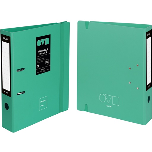 [17262836] ARCHIVADOR GRAFOPLÁS 17262836 POLYFOAM A4 65MM TURQUESA UNEQUAL MINIMAL 
