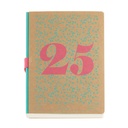 AGENDA MR34280 PLUS S/V KRAFT HOJAS BASICS 25