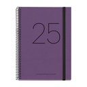 AGENDA MR34462 ESPIRAL PLUS S/V-CAT RECY.PURPURA 25