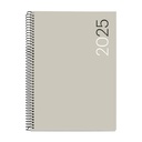 AGENDA MR34481 ESPIRAL PLUS S/VV-CAT CITY GRIS 25