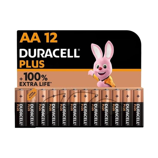 [DRPLR6B12] PILAS DURACELL DRPLR6B12 PLUS POWER LR06 ALCALINAS AA 1.5V BLISTER 12