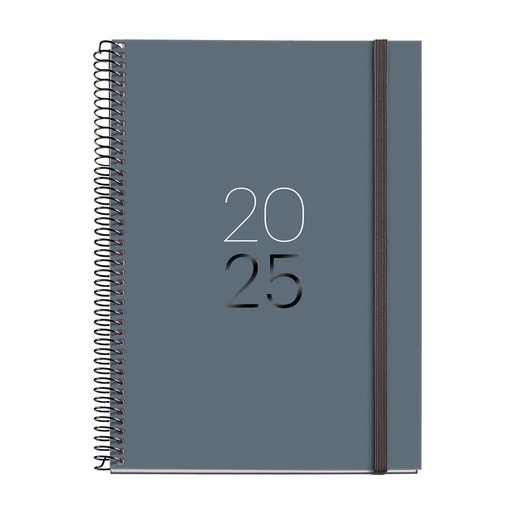 [MR34450] AGENDA MR34450 ESPIRALPLUS S/V-CAT CALM GRAFITO 25