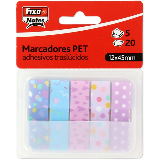 [65001499] INDICE FIXO 65001499 PACK POPUP 5MARCADOR 20H 12X45MM FIESTA