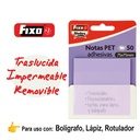 NOTAS FIXO 65007895 PACK 50 NOTAS ADH. 75X75MM LAVANDA PAST