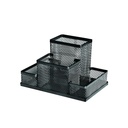 ORGANIZADOR 91310 SOBREMESA FOROFIS RECTANGULAR METALICO MALLA NEGRO