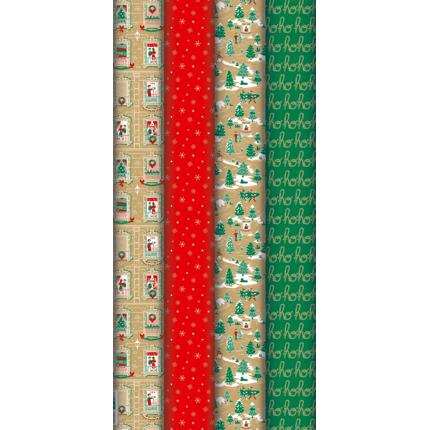 [223910C] ROLLO PAPEL REGALO 223910C 2MX0.70 M. NAVIDAD ESTAMPADOS