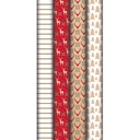 ROLLO PAPEL REGALO 223877C KRAFT BR.70G, LOVEHOM RED 5X0,70M