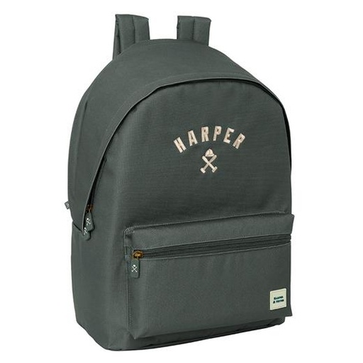 [622414820] MOCHILA SAFTA 622414820 DOBLE PARA PORTATIL 15,6"+USB HARPER & NEYER "GREY"