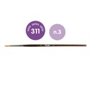PACK MILAN 80463B PINCELES SINTETICO REDONDOS SERIE 311 Nº 3