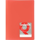 CARPETAS POLIPLAS 01310084 CON FUNDAS SOLDADAS CORAL OPACO TRADICIONAL