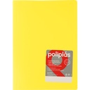 CARPETAS POLIPLAS 01320060 CON FUNDAS SOLDADAS AMARILLO OPACO TRADICIONAL