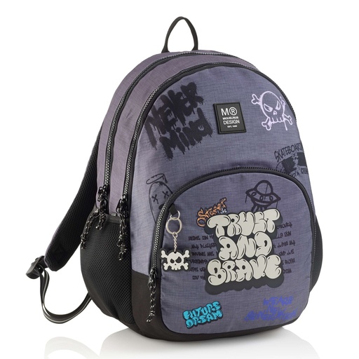 [MR19499] MOCHILA MR19499 TRIPLE OSLO RECICL. GRAFFITI