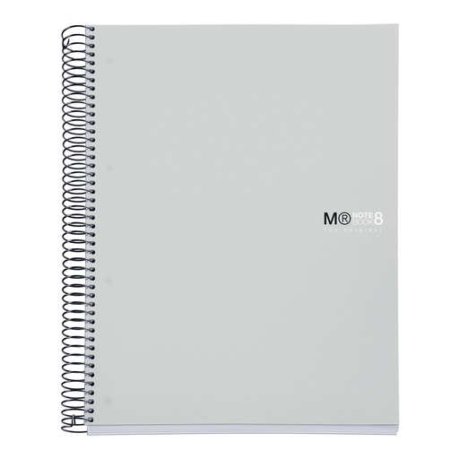 [MR42238] CUADERNO MR42238 NB8 A4 200 P. CUADRICULA PP GRIS