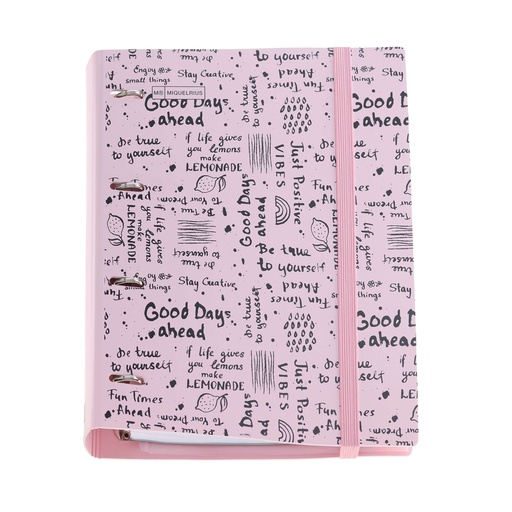 [MR15115] CARPEBLOC MR15115 POLYFOAM CON RECAMBIO A4 4 ANILLAS LEMONADE