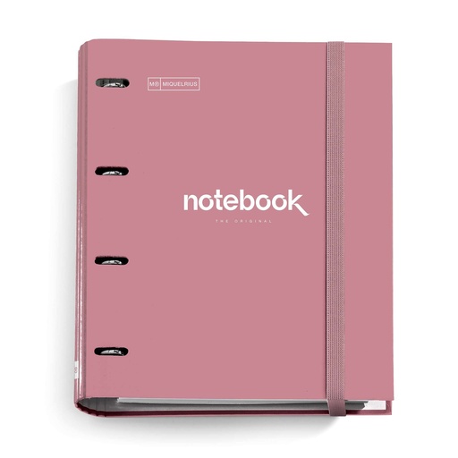 [MR15100] CARPEBLOC MR15100 CON RECAMBIO A4 4 ANILLAS EMOTIONS ROSA DUST