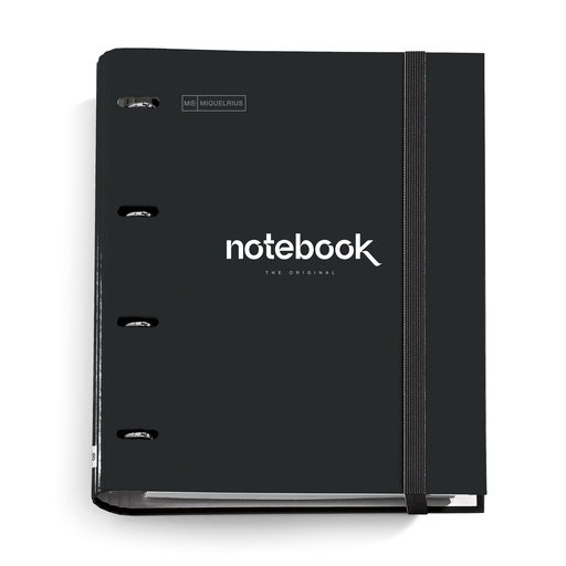 [MR14899] CARPEBLOC MR14899 CON RECAMBIO A4 4 ANILLAS EMOTIONS NEGRO