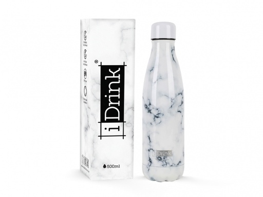 [ID0425] BOTELLA iDrink ID0425 TERMICA 500 ML MARGLE WHITE