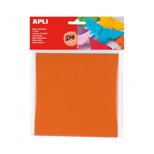 [14793] PAPEL APLI 14793 15x15CM ORIIGAMI COLORES LISOS 50UN