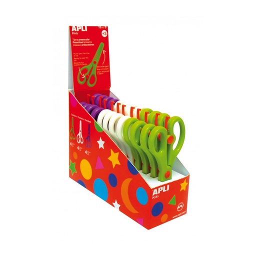 [12821] CAJA APLI 12821 TIJERA PREESCOLAR 12U.