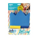 CORONA APLI 14478 GOMA EVA CUMPLEAÑOS AZUL