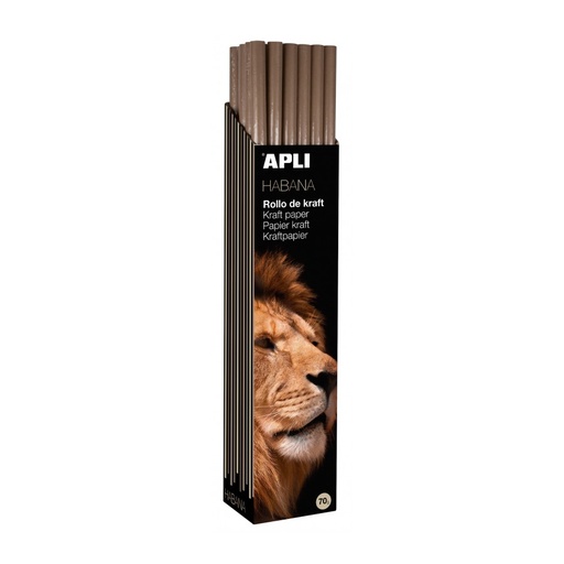 [13141] ROLLO KRAFT APLI 13141 1x3 M MARRON 80GR
